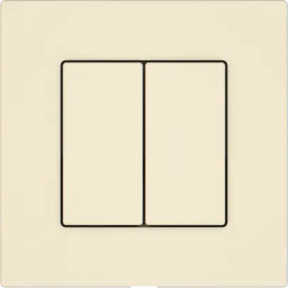 Interruttore a pulsante EDIZIO.liv Wiser SNAPFIX® 2 canali 2 tasti cr 