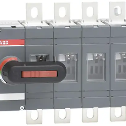 Interruttore di carico ABB 250A/400V 4L, con maniglia 