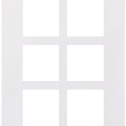 Telaio di copertura ATO 2×3 moduli bianco 