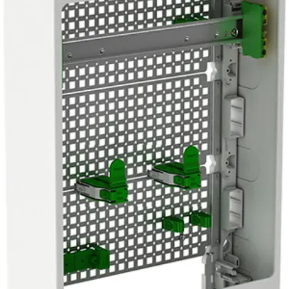 Armadio di distribuzione AP media SE Resi9 CX 18UM senza porta bianco RAL 9003 