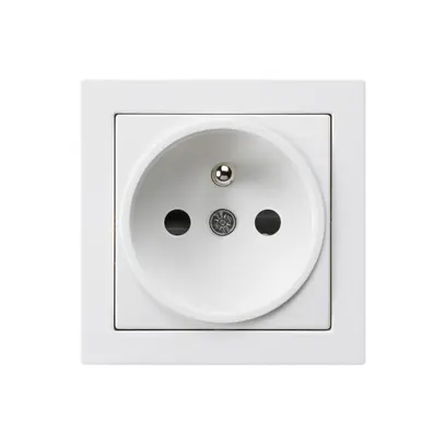 Prise ENC kallysto 2P+T blanc 