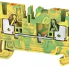 Borne de protection Weidmüller A2C PUSH IN 2.5mm² vert/jaune 