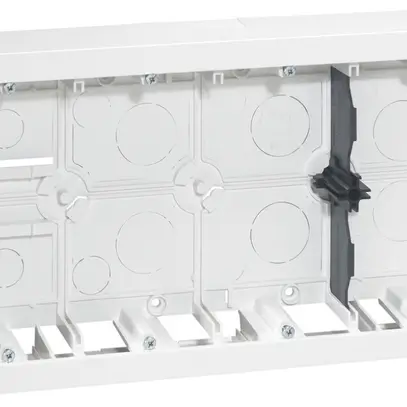 AP-Gehäuse MOS 2×5×2 Module weiss Tiefe=46mm 