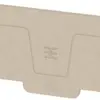 Piastra terminale Weidmüller serie A AEP 2C 1.5 78.83×2.1mm, beige 