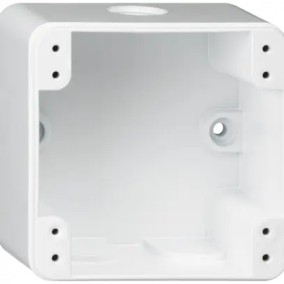Boîtier AP robusto 1×1 blanc 86×86×48mm 
