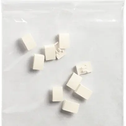 Seitenbaustein 10 Stk weiss EDIZIOdue, ohne LED 