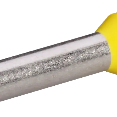 Embout de câble Ferratec DIN is. 6mm²/18mm jaune 