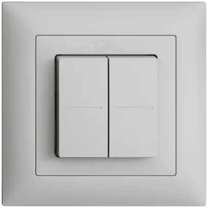 Pulsante RF ENC EnOcean Feller EDIZIOdue FMI, 4K/2T, senza batterie, grc 