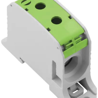 Blocco di distribuzione Weidmüller WPD 131 1×95/1×95mm² 155A 1000V TS35 verde 