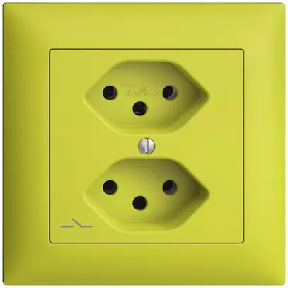 Presa INC EDIZIOdue 2×T13 lemon 1×S 