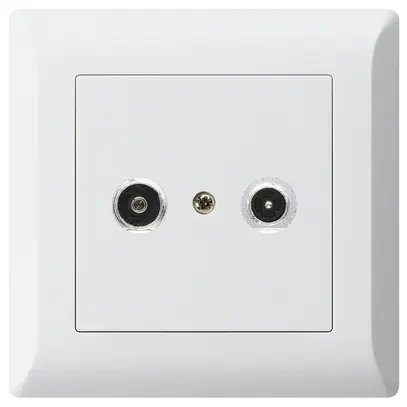 Prise antenne ENC kallysto.line R/TV 19dB 2GHz blanc 