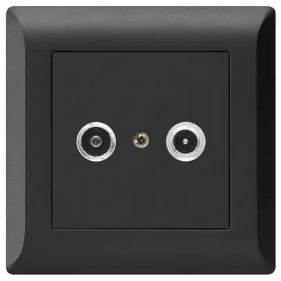 Prise antenne ENC kallysto.line R/TV 19dB 2GHz noir 