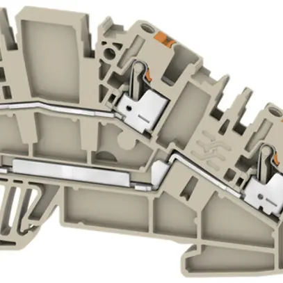 Morsetto d'installazione Weidmüller AITB 2.5 L-L PUSH IN 2 piani 