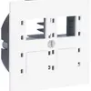 Montageset R&M gerade für 4×RJ45 Kat.6A 60×60mm weiss 