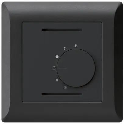 Thermostate d'ambiance ENC kallysto.line noir sans interrupteur 