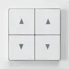 UP-Storenschalter kallysto A weiss mit 4 Funktionstasten 