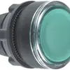 Pulsante Schneider Electric piatto verde 