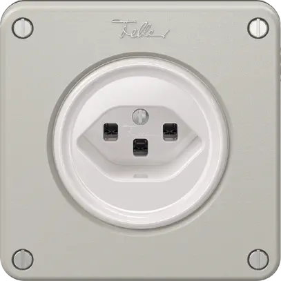 Presa NEVO, 1×T23, grigio chiaro 