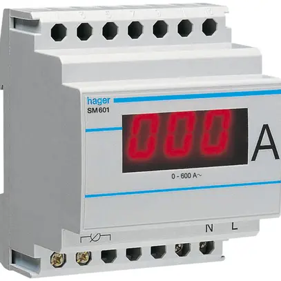 Amperometro INS Hager 0…600A, senza trasformatore 