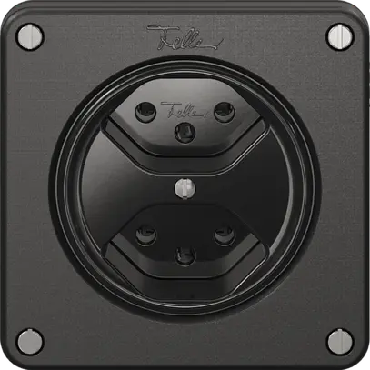 Presa NEVO, 2×T13, nero 