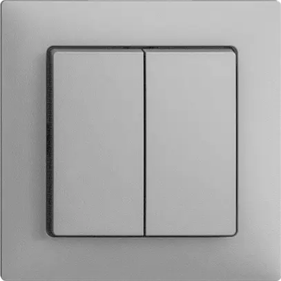 Interrupteur ENC EDIZIOdue 1/3+3/1P silver 