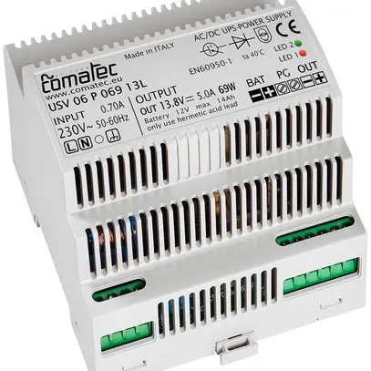 Module ASI AMD Comatec USV06, IN: 265VAC, OUT: 13.8VDC, 5A/69W, 6UM 