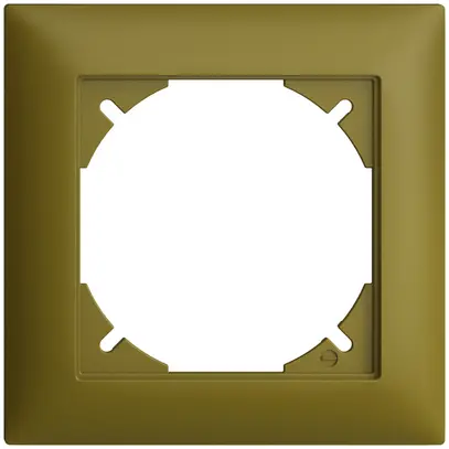 Cadre de recouvrement EDIZIOdue 1×1 olive 