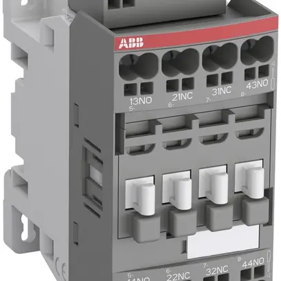 Contacteur auxiliaire ABB NF22EK, 2F/2O 4A AC-15, 20…60VAC/DC Push-In 