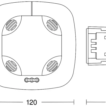 EB-Präsenzmelder Steinel DualTech US+PIR COM1 360° h=2.8m Ø10m 