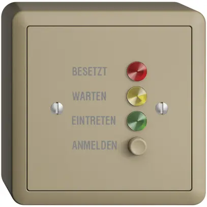 Station de porte AP EDIZIOdue pour signaux d'appel, sand, allemand 