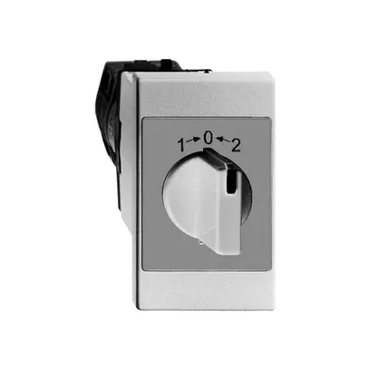 Contacts pivotants INC Feller, 1L, avec manette rotative, bc, "1→0←2" 