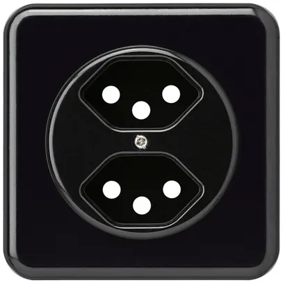 Kit frontal ENC basico 2×type 13 noir 86×86mm avec sécurité enfants 