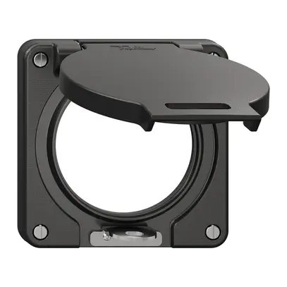 Coperchio con coperchio ribaltabile NEVO Ø60mm chiudibile ne (guarn.ne) 