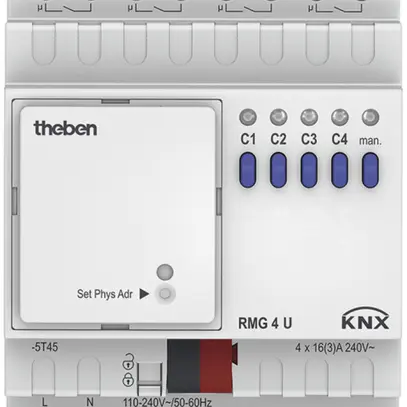 Actionneur-commutateur AMD Mix 2 RMG 4 U KNX Theben 