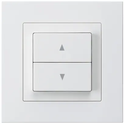 Interrupteur pour stores ENC kallysto.pro 2 touches blanc bornes enfichables 