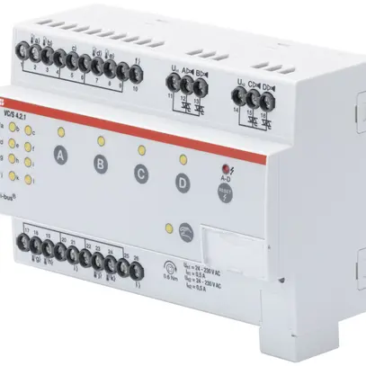 Contrôleur pour valve AMD ABB VC/S 4.1.2 KNX, 4 fois, commande 