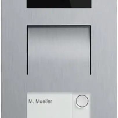 Video-Aussenstation ABB-Welcome IP, 1 Taste, Induktion, 1/3, edelstahl 