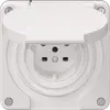Prise NEVO N.CO, 1×T15, IP21, blanc 