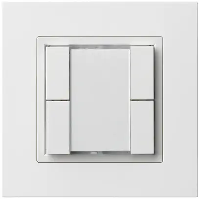Pulsante multifunzionale INC kallysto.pro KNX RF 4× bianco 