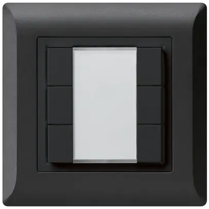 Pulsante universale INC 6×kallysto.line senza LED nero 