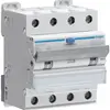 Disgiuntore differenziale Hager RCBO 4P 400V car.B 25A 0.03A t.A 10kA 4UM 