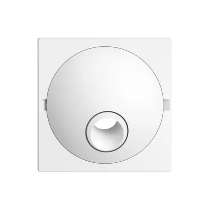 Placca frontale EDIZIOdue bianco per scatola di raccordo 