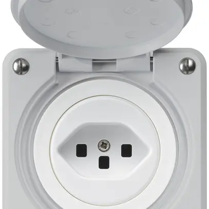 Prise ENC robusto C type 23 gris avec bornes à fiches 