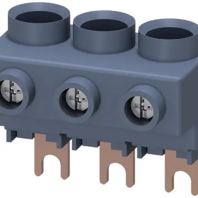 Morsetto di alimentazione Siemens SIRIUS 3RV2 per taglia S00/0, 3p, dall'alto 