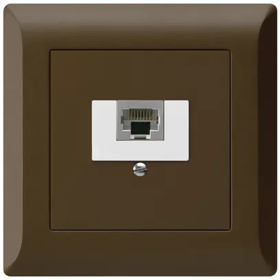 UP-Anschlussdose kallysto.line 1×RJ45s braun 