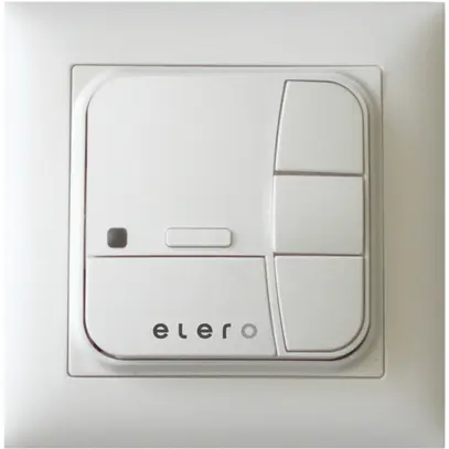 Telecomando muro RF INC elero ProLine UniTec-868 bidi 1-canale a batteria bianco 