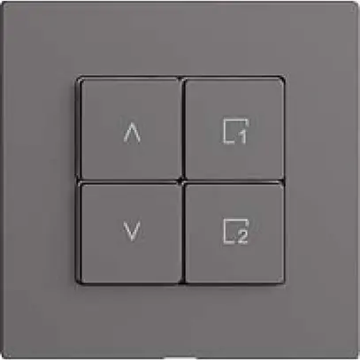 Station secondaire pour interrupteur stores 1c/4t scène WLAN Edue Wiser grf 