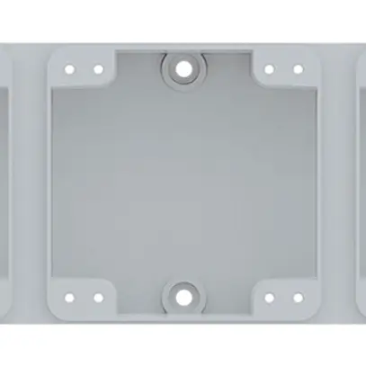 Intestazione AP Hager robusto 1×3 orizzontale 276×86mm grigio 