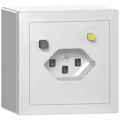 Presa FI AP SIDUS T23 30mA bianco 