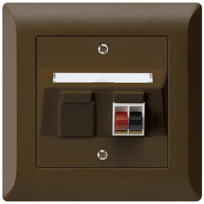 Presa INC audio kallysto.line 1×marrone morsetto per 1 altoparlante 